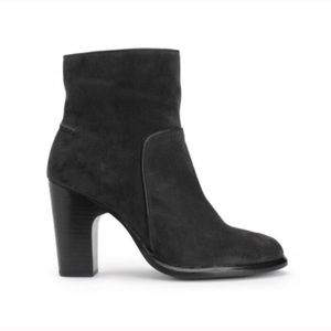 Rag & Bone Grayson Suede Booties in Black